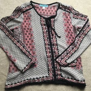 Dina Be Tribal Pattern Blouse